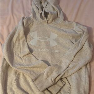 Under Armour Beige Sweater with Iconic Logo